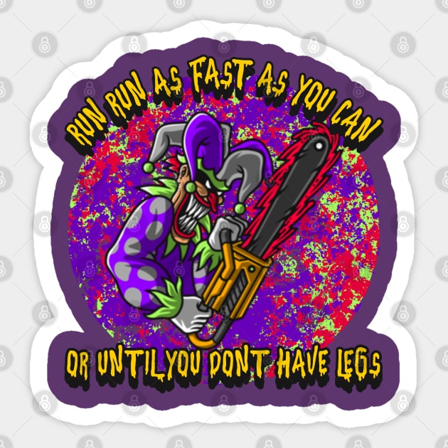 Run As Fast As You Can Sticker by CTJFDesigns